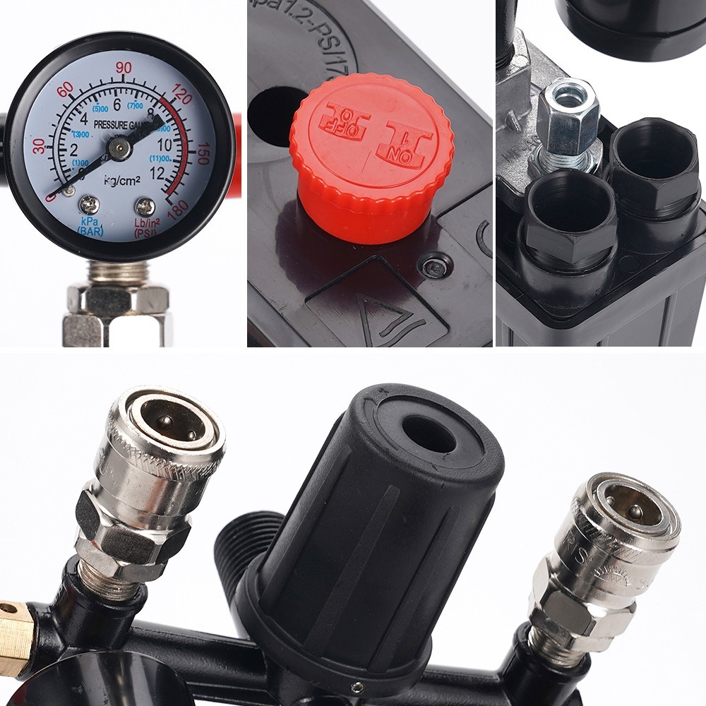 Air Compressor Pressure Switch 90–120PSI Controller for Fast Pressure Reduction