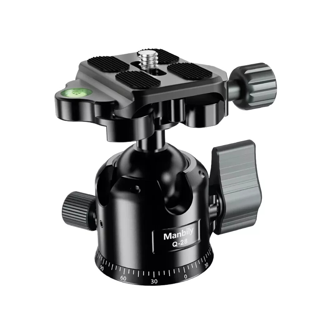 Manbily 360° Ball Head Rotation CNC Metal Low Profile Ball head  Phone US STOCK
