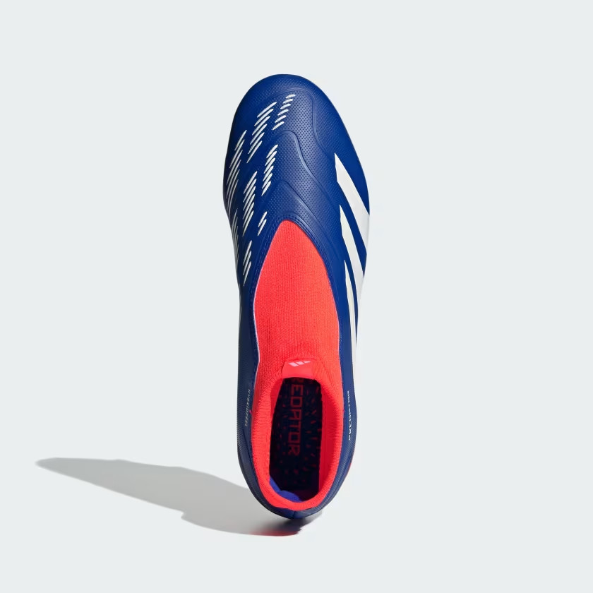 Adidas Predator League IF6333 Unisex 11.5 Blue Laceless Football Boots RHS5565
