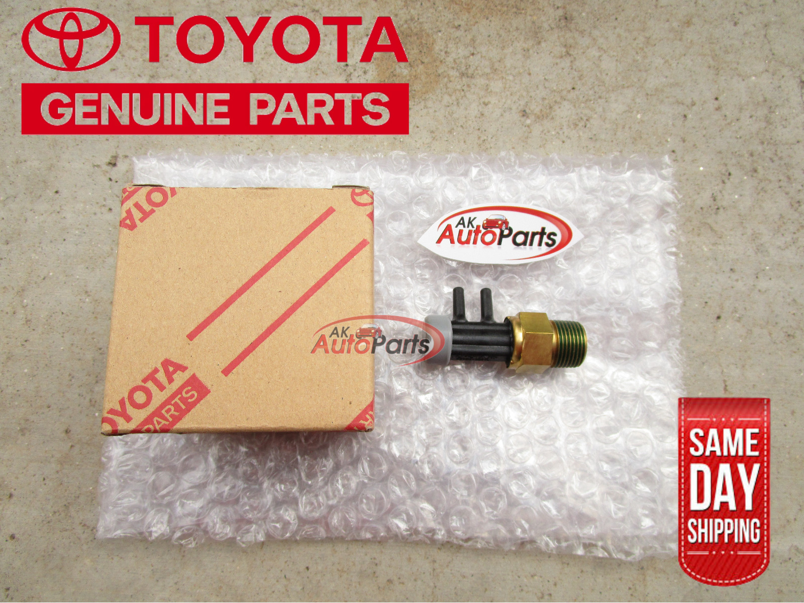 87 - 91 TOYOTA 4RUNNER 2.4L 3.0L BIMETAL VACUUM SWITCHING VALVE BVSV OEM NEW