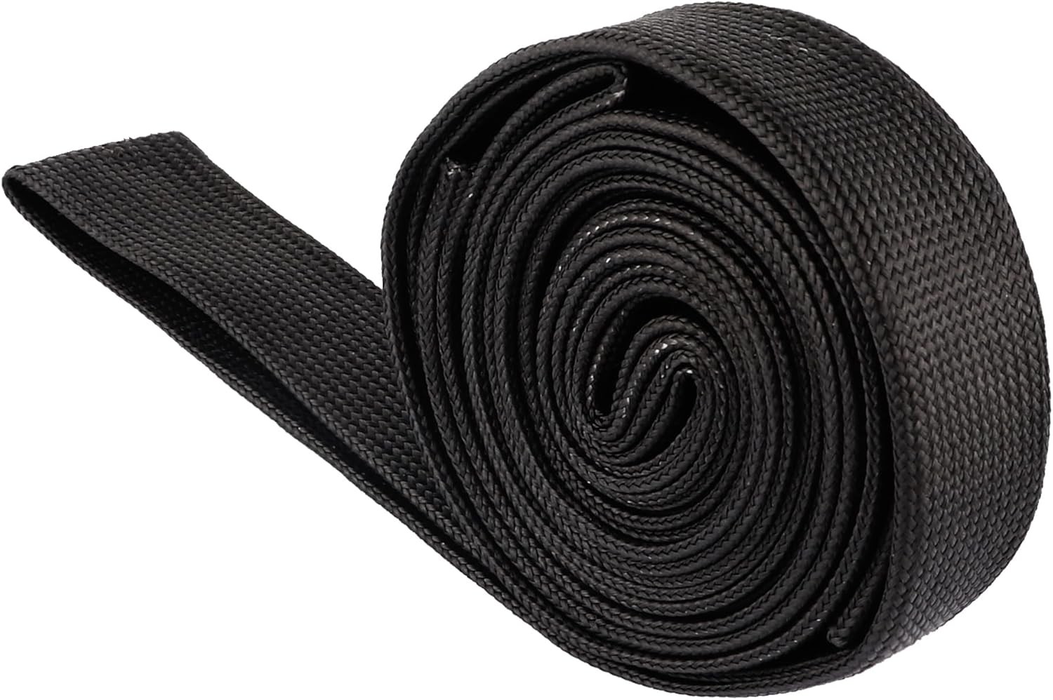Heat Shield 9.8Ft - 1/2" ID x 10' Spark Plug Wire Heat Shield Wra Style: Black