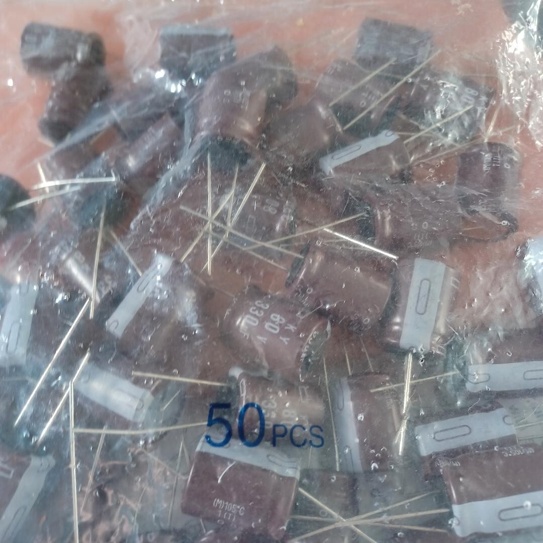 10 PCS Nichicon EKY800ELL331 80V 330uF  Radial Electrolytic Cap 20% 16x20 105℃