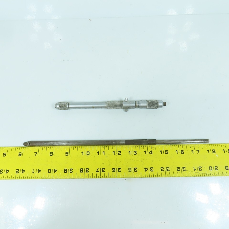 Starrett 124-C Inside Micrometer W/ 12" Rod