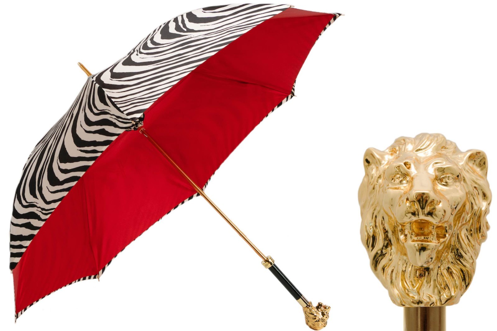 Aureta x Pasotti Zebra Lion Umbrella Gift Box included New