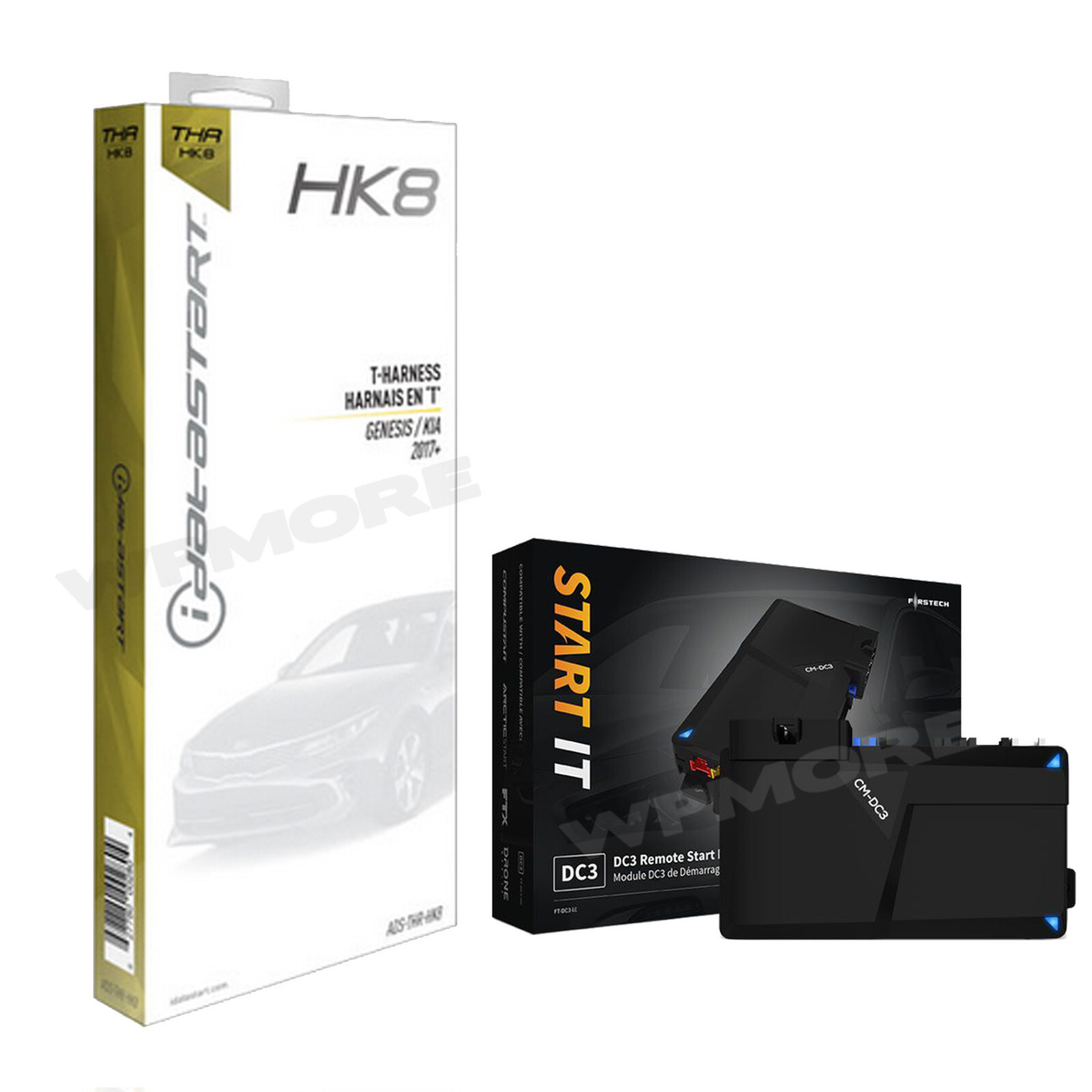 iDataStart ADS-HK8 T-Harness for Select Kia Hyundai PTS Models 2017+ + FT-DC3-LC