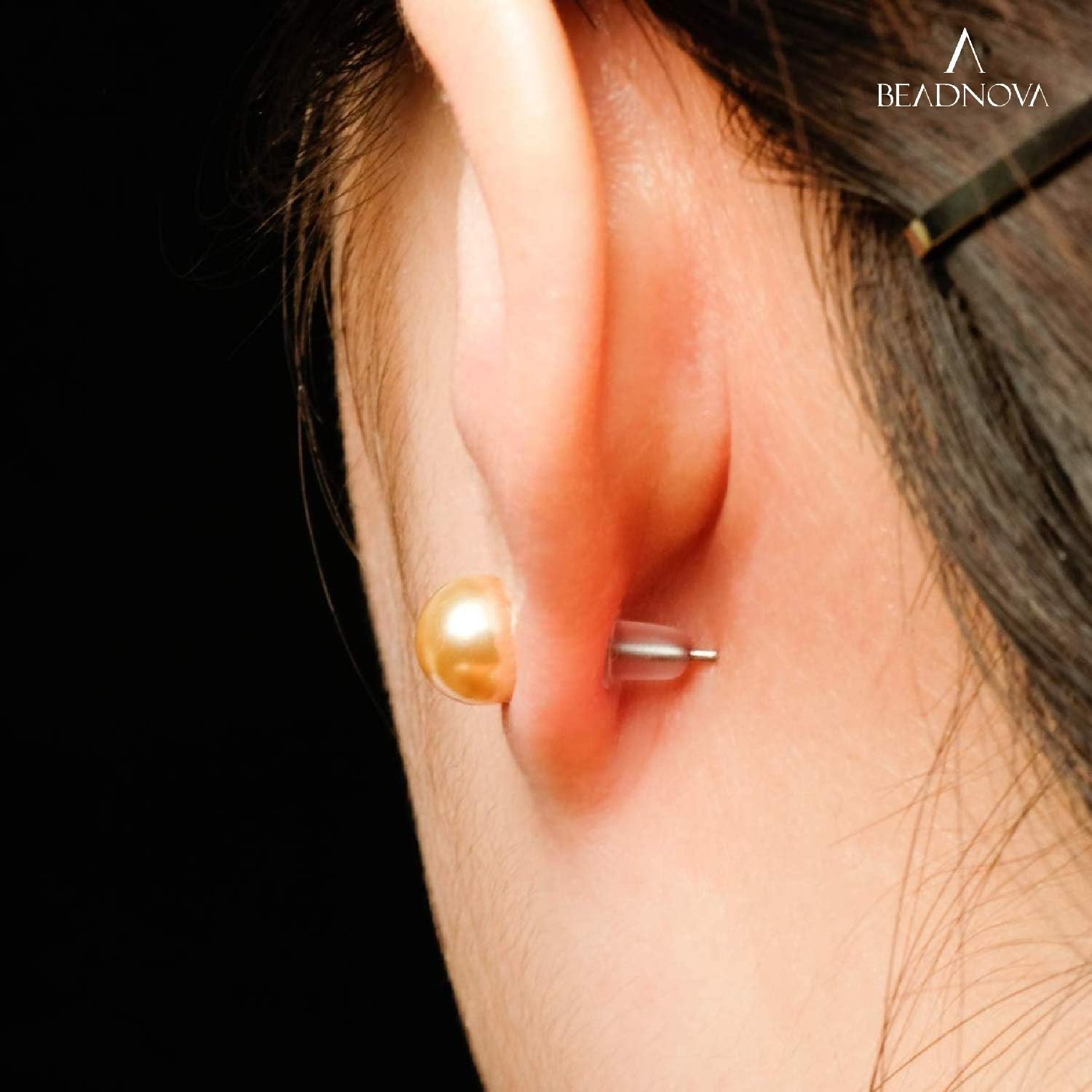 200 Clear Hypoallergenic Earring Backs for Comfort & Security - DIY Essential