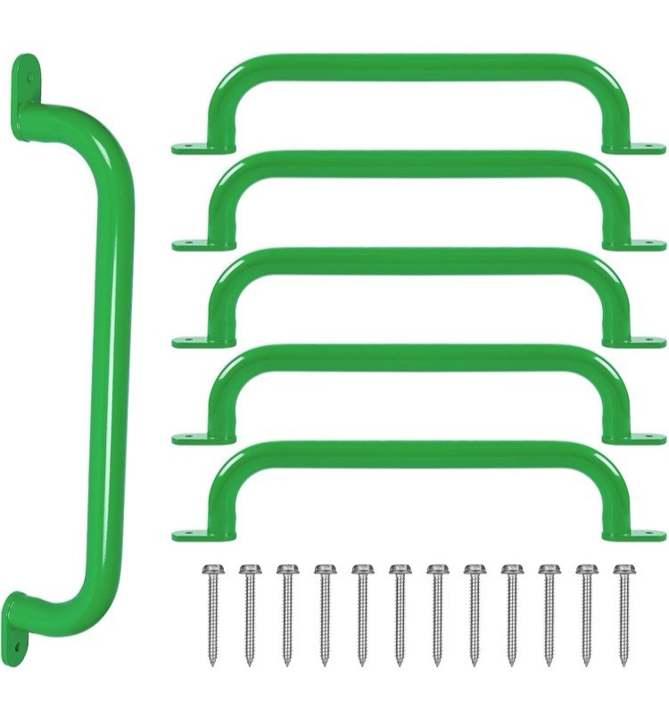 Espetts 6 Pack 17 Inch Jungle Gym Handlebars Green