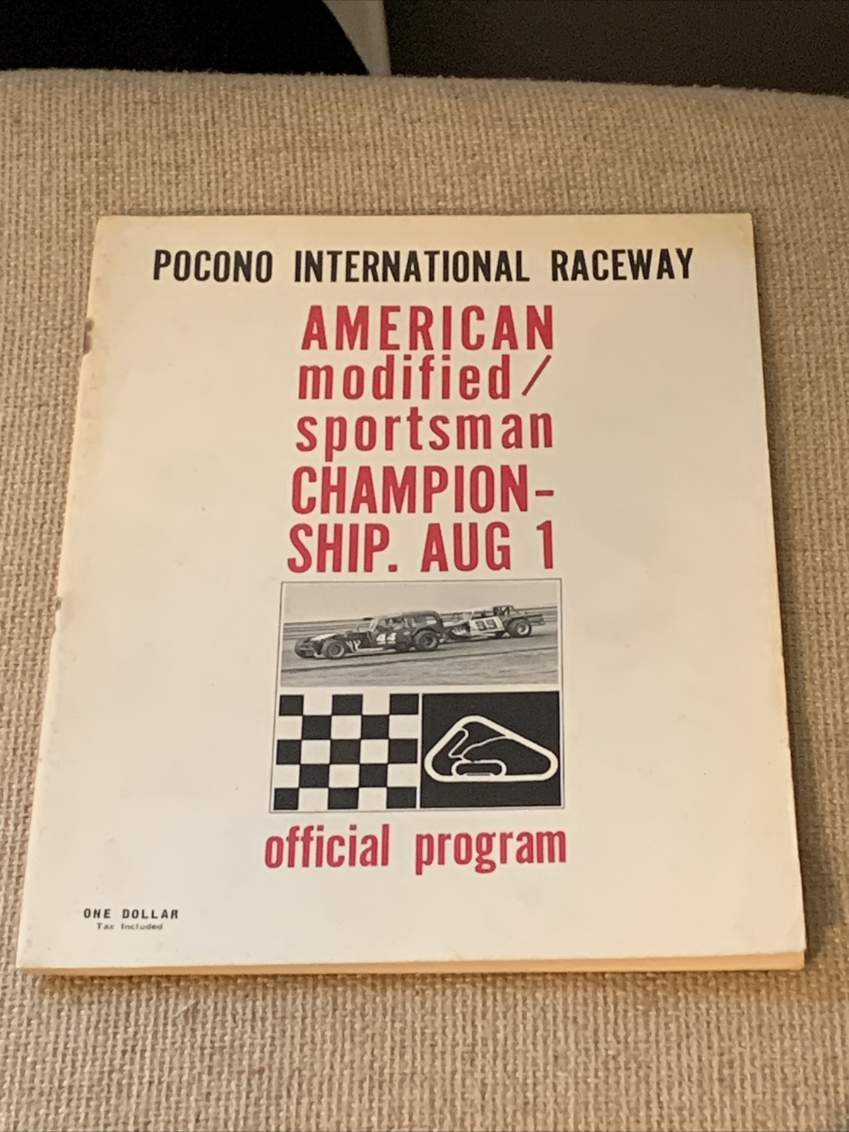 Pocono Int'l Raceway Modified/Sportsman National Championship Race Program 1971
