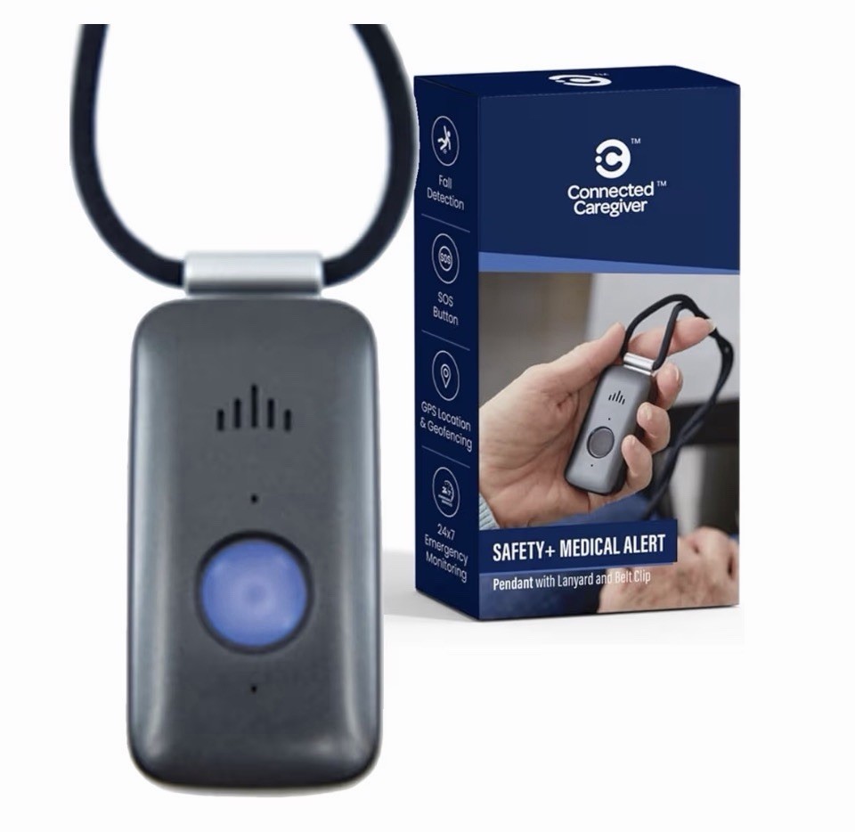 Safety+ 4G Medical Alert System: Fall Detection, GPS Location, 24/7 Monitorin...