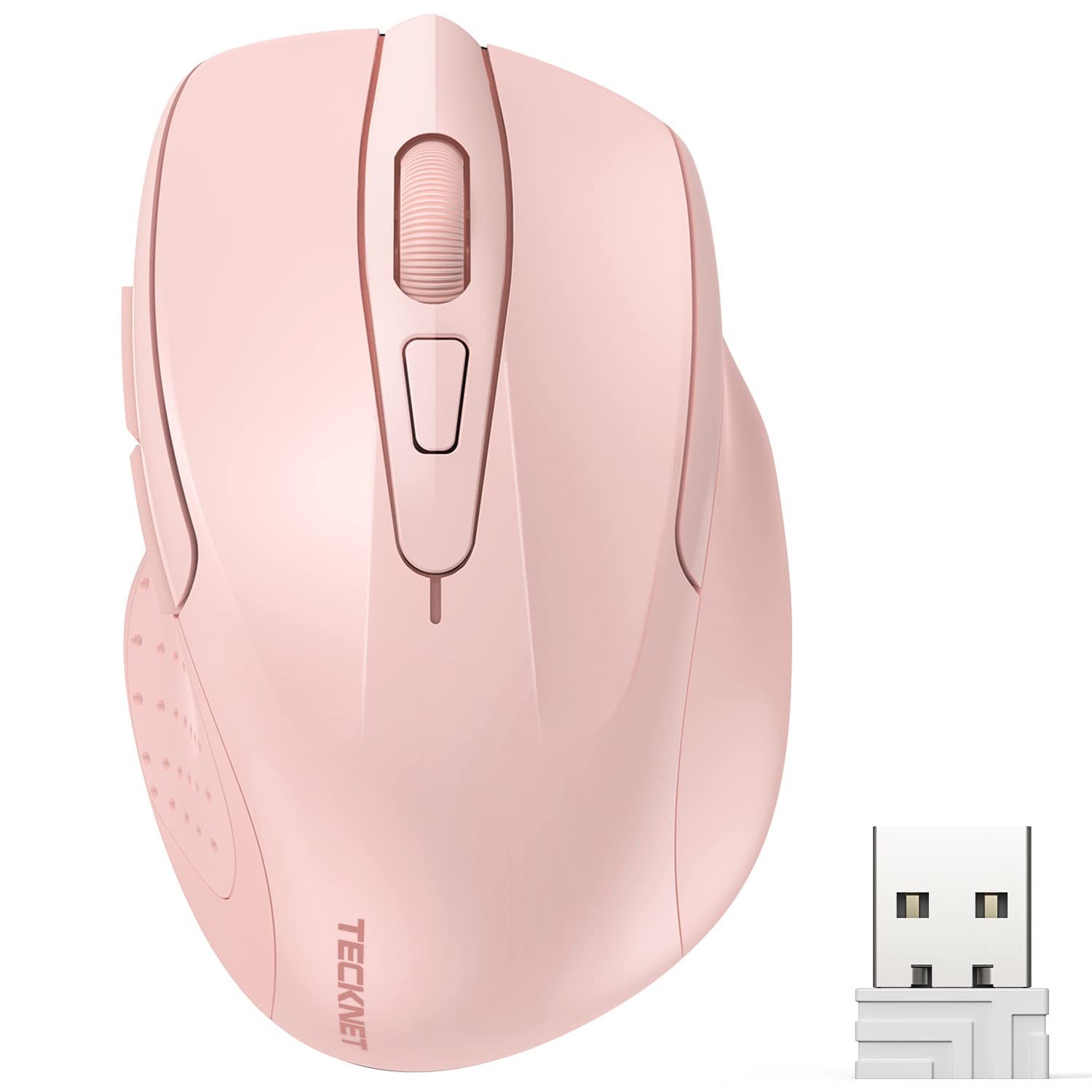 Wireless Mouse, 2.4G Ergonomic Optical Mouse, Computer Mouse for Laptop, PC, ...