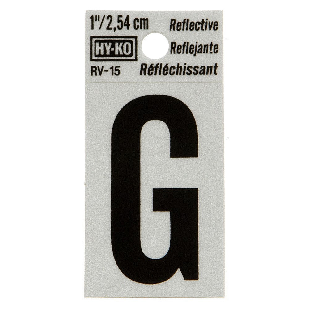 Hy-Ko™ 1.25" Reflective Letter G (10 pcs.)