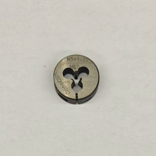 Kromhard M5x1.25 Round Die Screw Adjustable Adjusting HSS 1" OD Metric USA