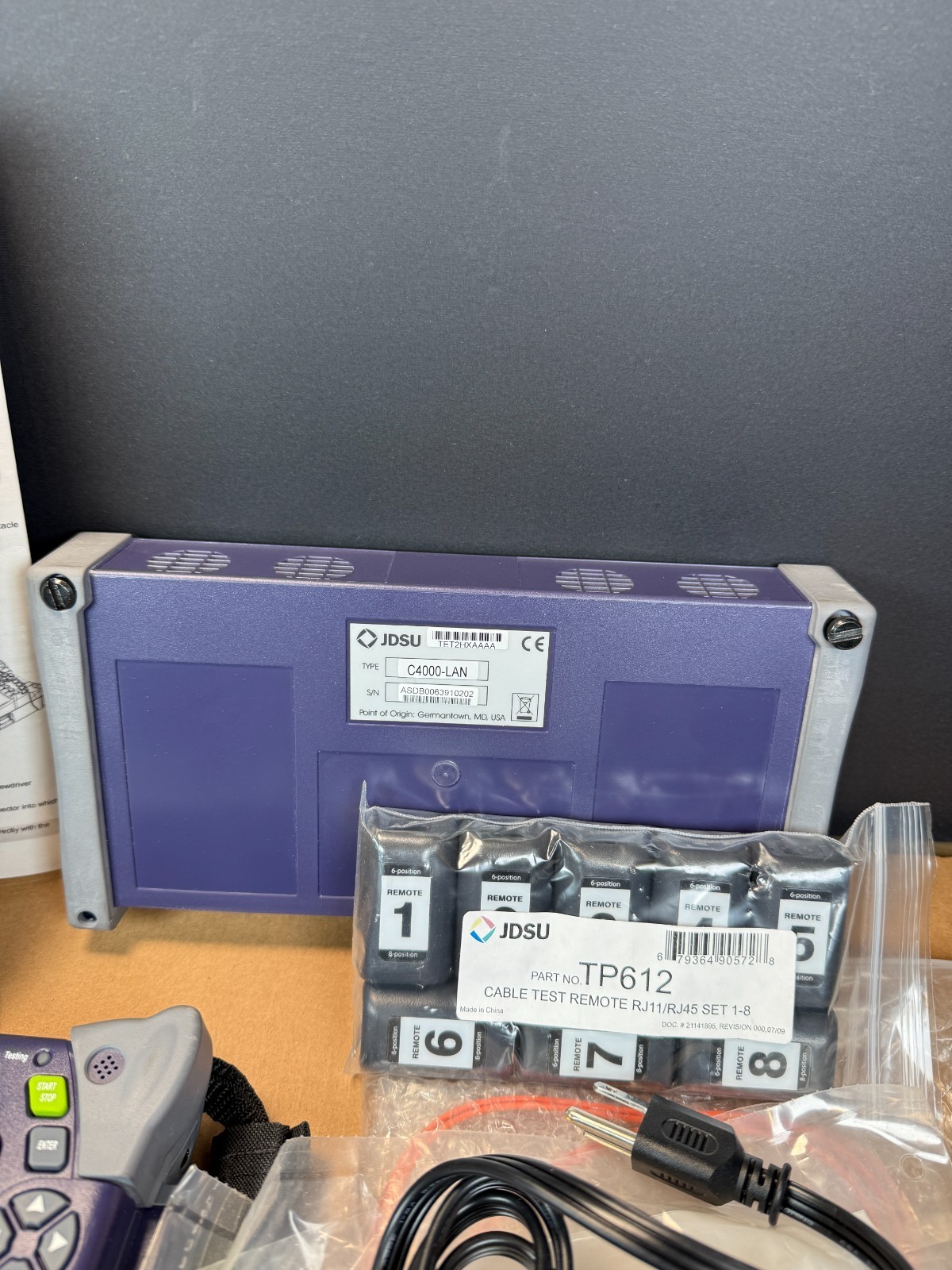 JDSU MTS T-BERD 4000 LAN Works Ships Fast!!!