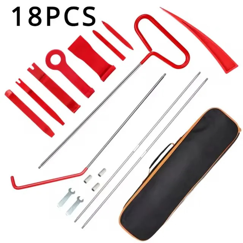 21/18PCS Car Door Tool Kit Inflatable Air Pump Auto Window Door Open Fixing Grip