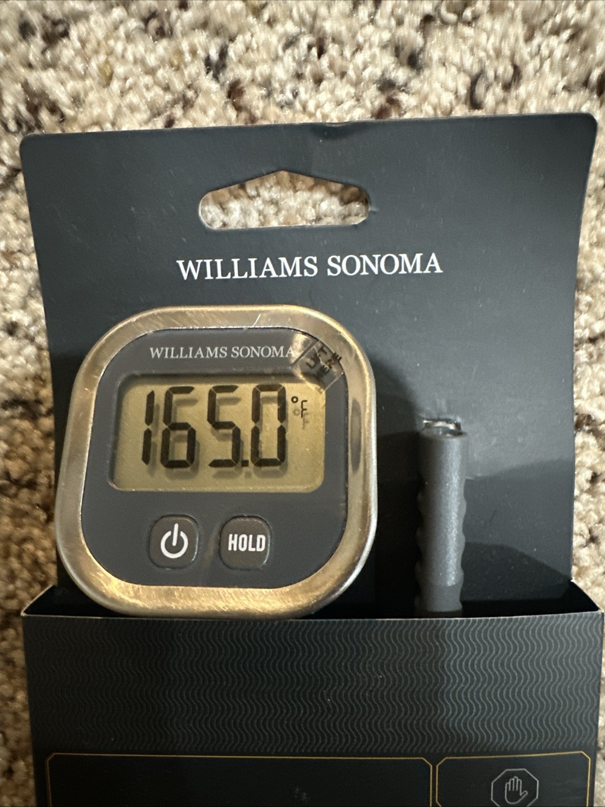 William Sonoma Digital Instant Kitchen Thermometer New