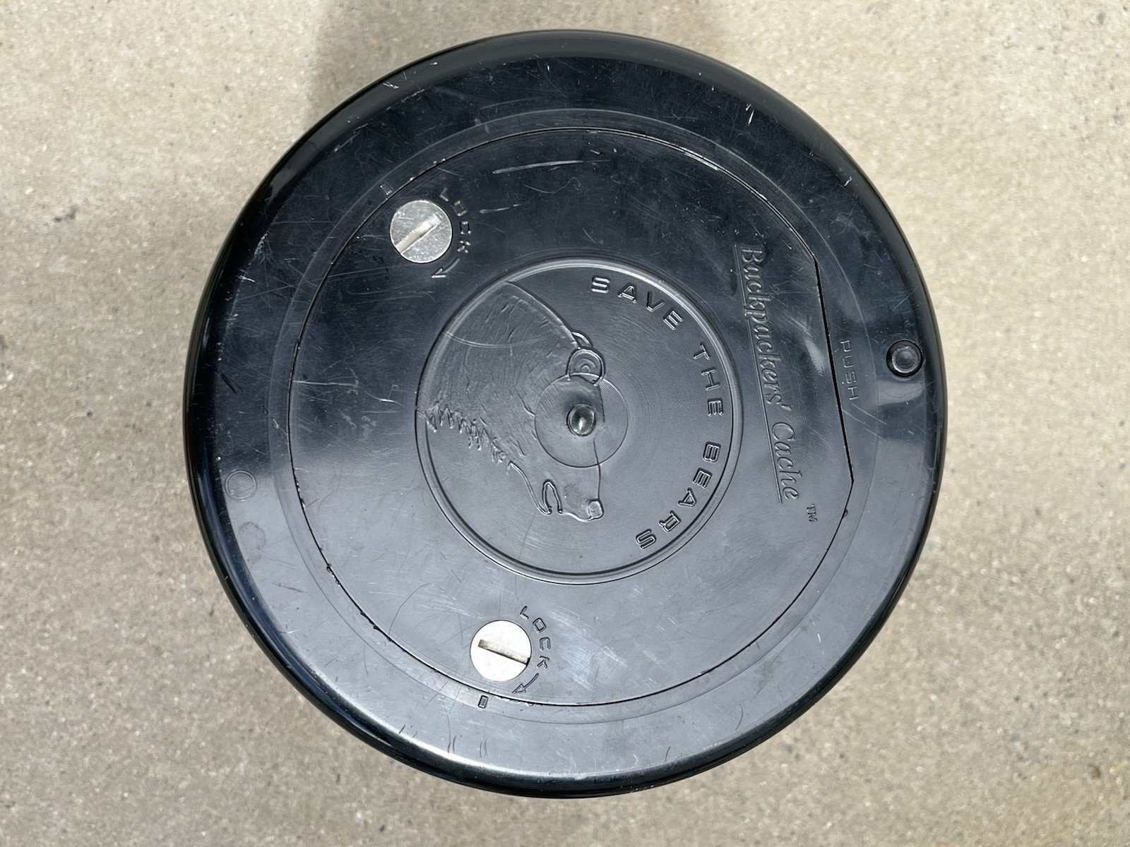 GARCIA MFG SAVE THE BEARS BACKPACKER'S CACHE Container Bear proof container