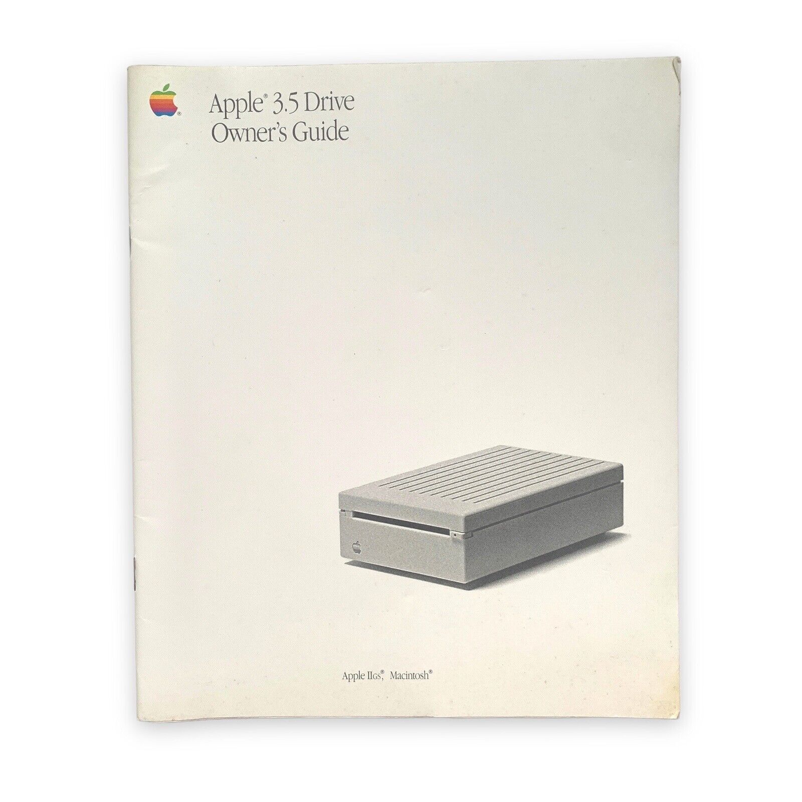 Apple 3.5 Drive Owner’s Guide Manual VTG 1986