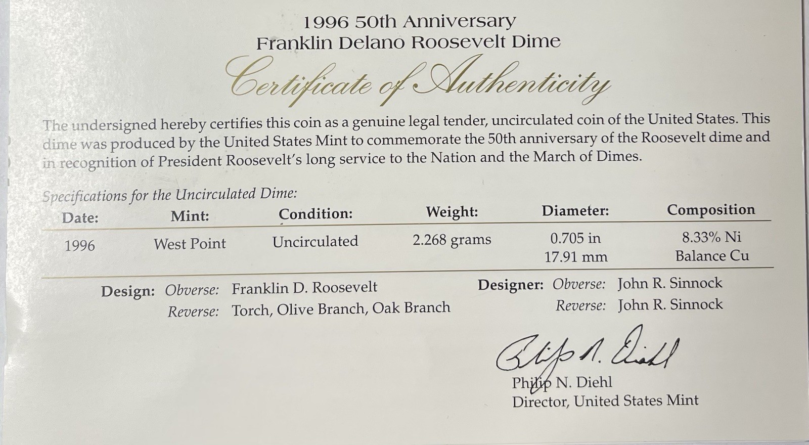 🔥🔥🔥1996 Uncirculated Mint Set with 1996-W Dime
