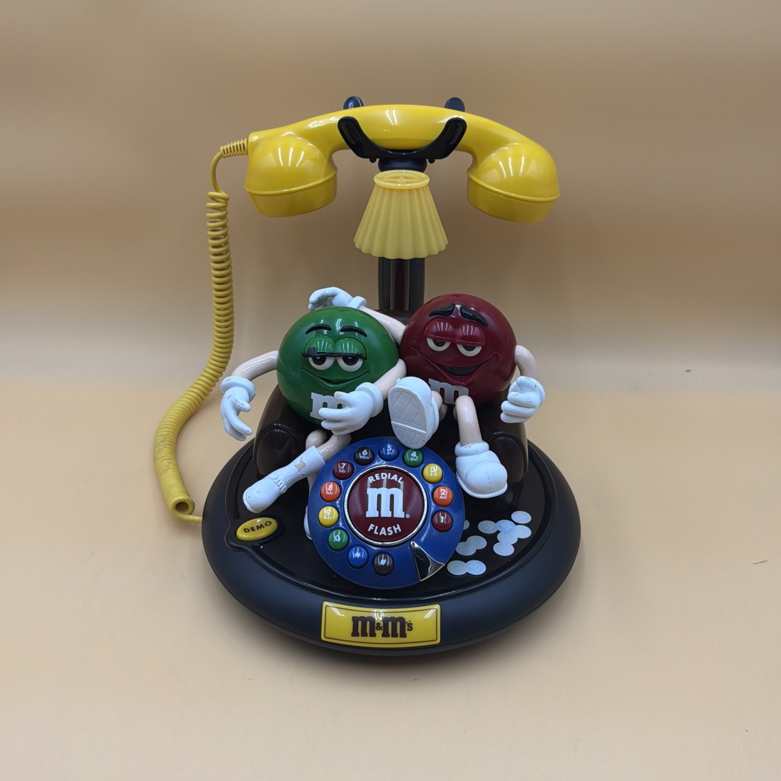 Vintage Collectable M&M's Animated Talking/Light Up Land Line M&M Telephone