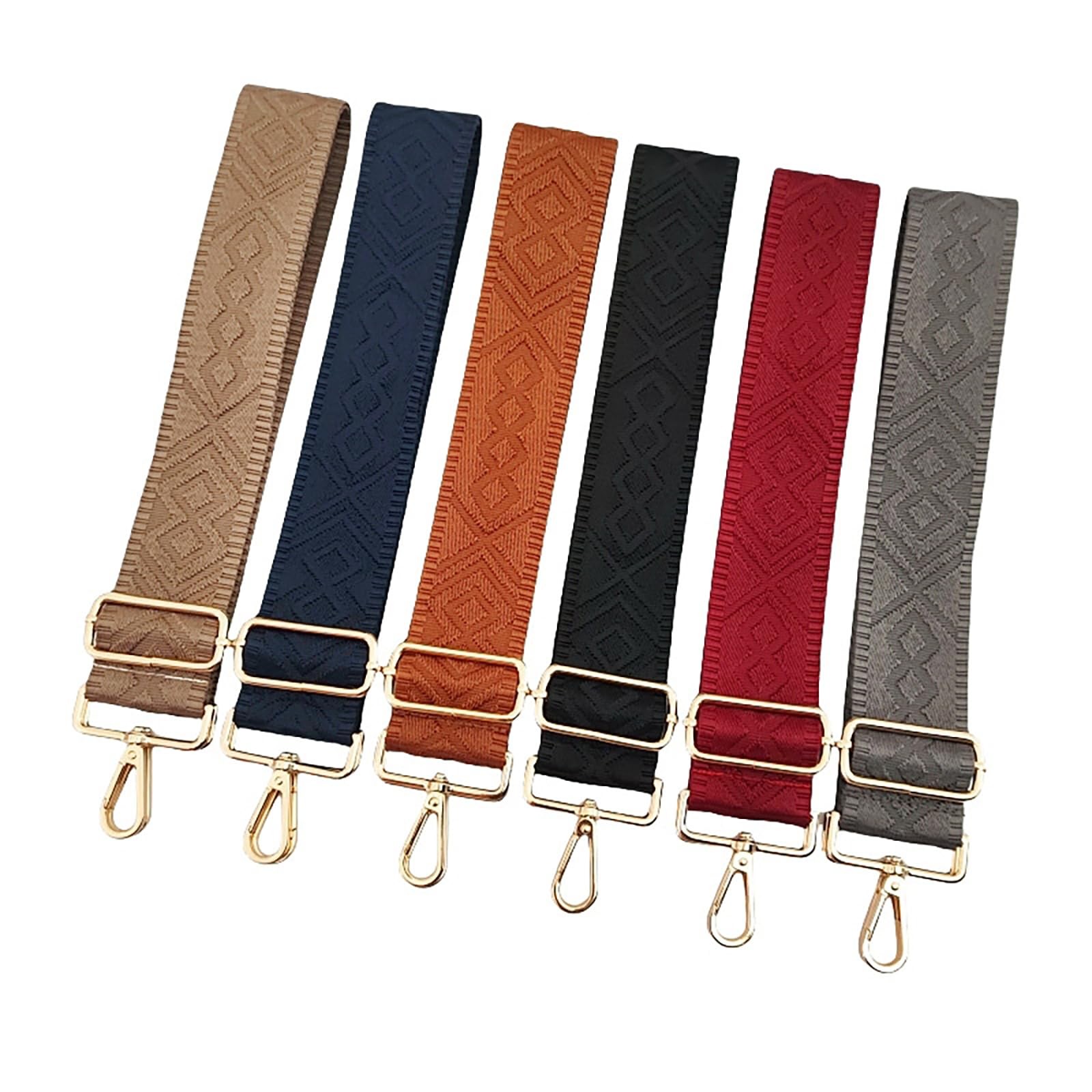 2inches Wide Crossbody Strap , Solid Color Adjustable Purse Strap for Men (Be...