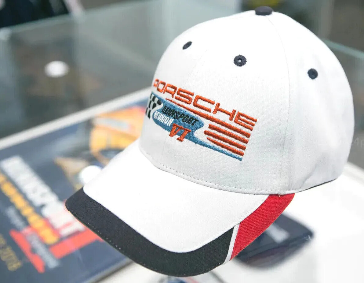 AUTHENTIC PORSCHE RENNSPORT WHITE HAT BASEBALL CAP
