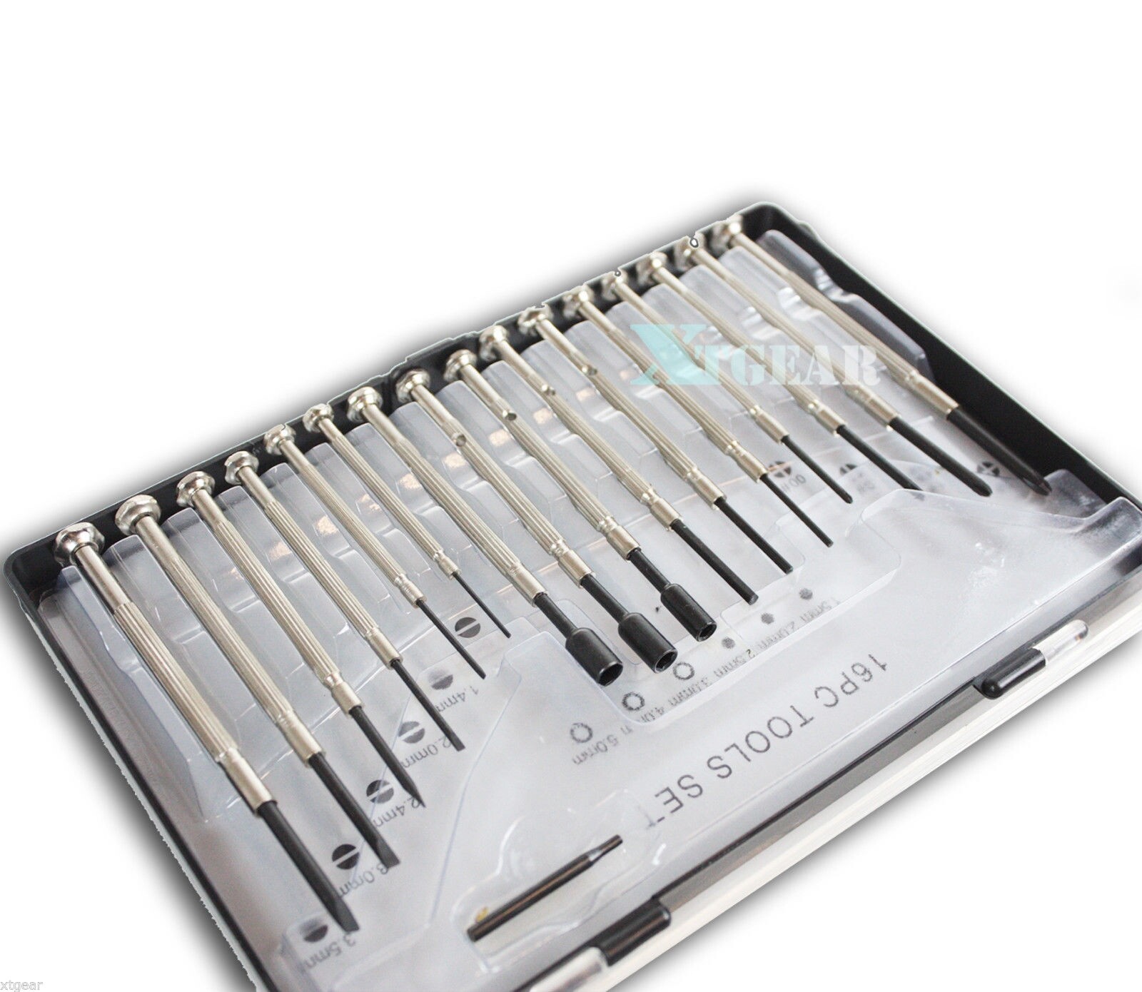16 PC SCREW DRIVER HOBBY JEWELER MICRO ELECTRONICS SET SCREWDRIVER
