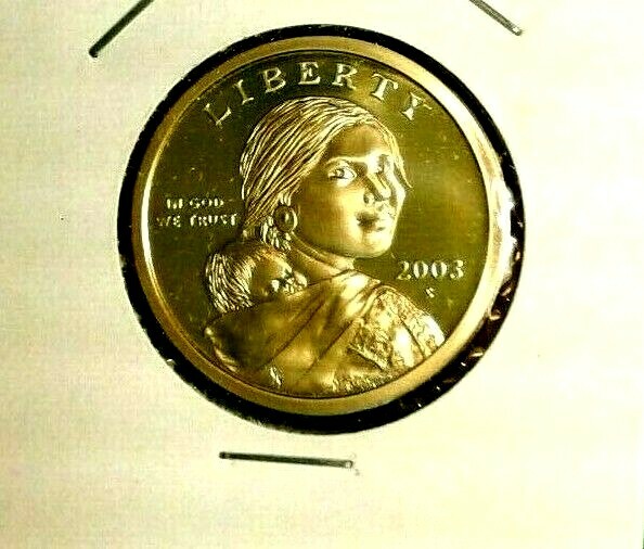 2000- S Native  American  Sacagawea  Proof  Dollar  Gem  Cameo