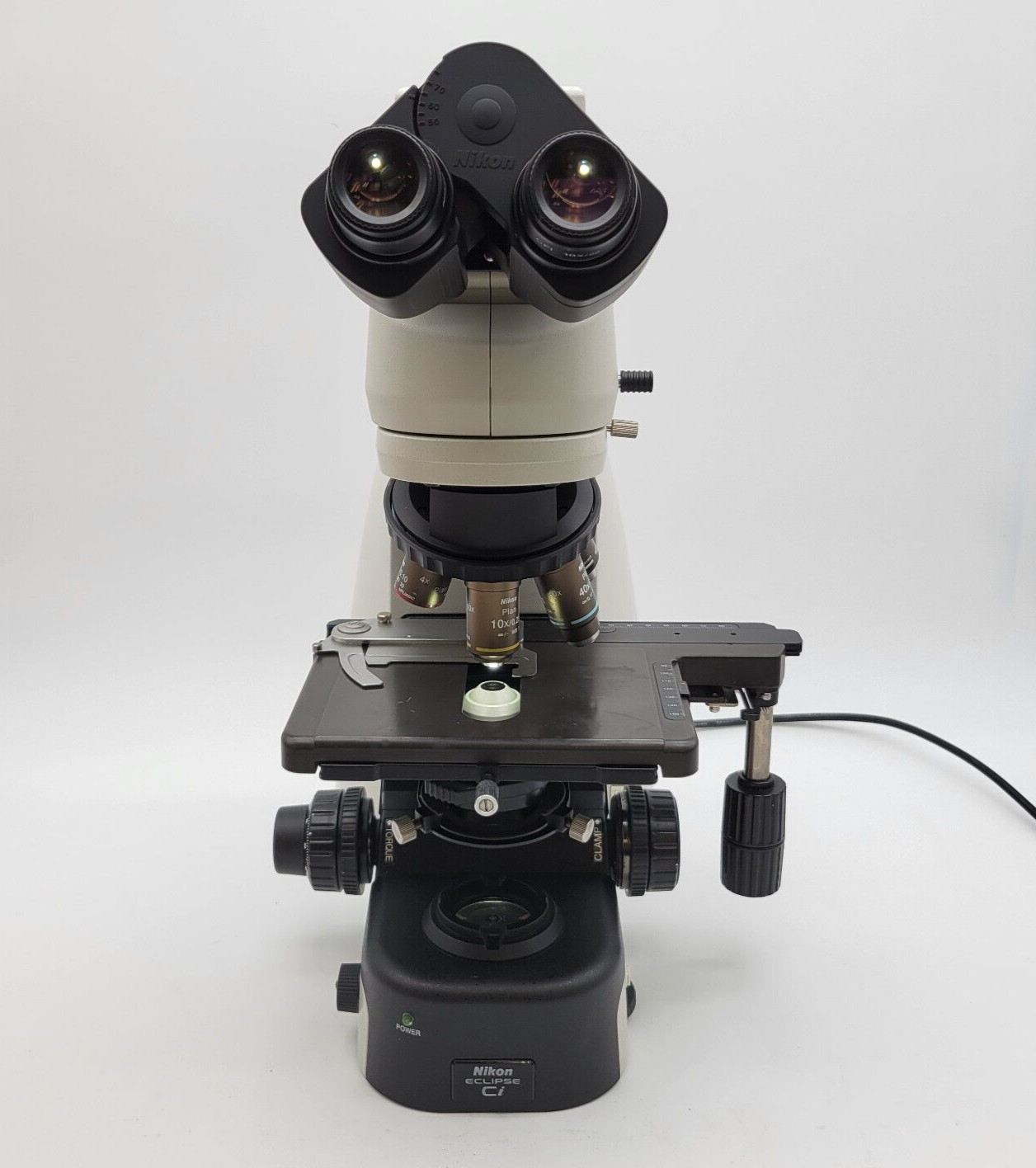 Nikon Microscope Eclipse Ci-L LED with 100x Objective and Tilting Binocular Head