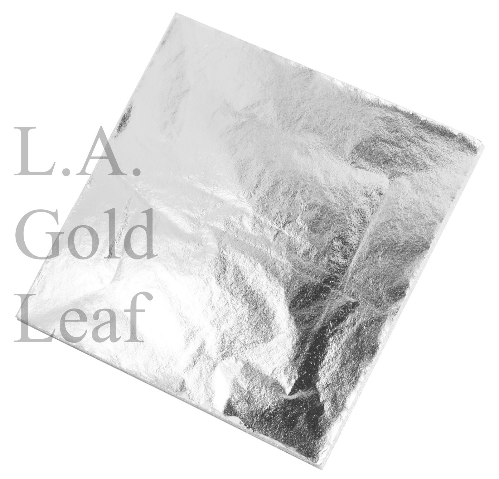 Imitation Silver Loose Leaf EN-500 Sheets (6.3x6.3") Great Quality, Lower Price!