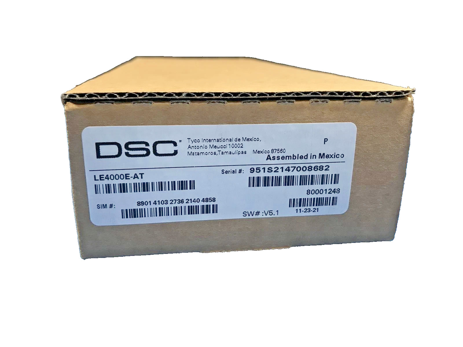 DSC LE4000E-AT Cellular LTE Universal Wireless Alarm Communicator