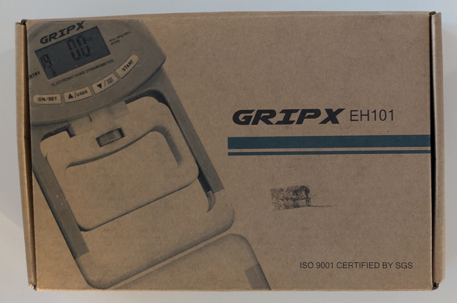GRIPX EH101 Digital Hand Dynamometer Grip Strength Tester Meter 198lbs/90kg Box