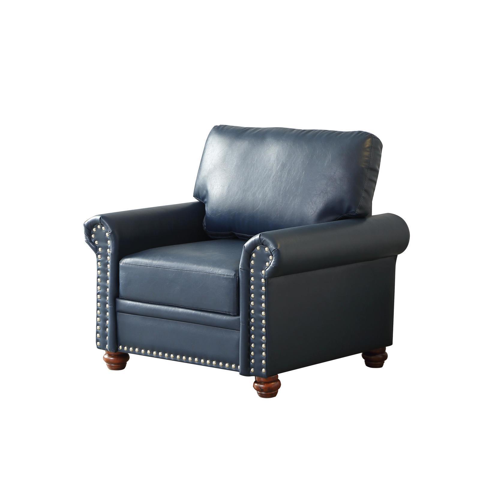 High Elastic Sponges&High Quality Smooth PU Leather Sofa Single Seat Chair