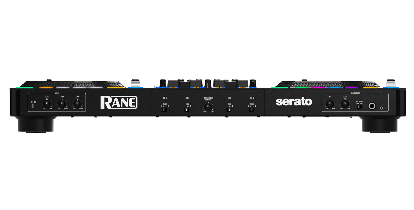 Rane FOUR 4-Channel Stems DJ Controller + Headphones, Carry Bag & XLRs