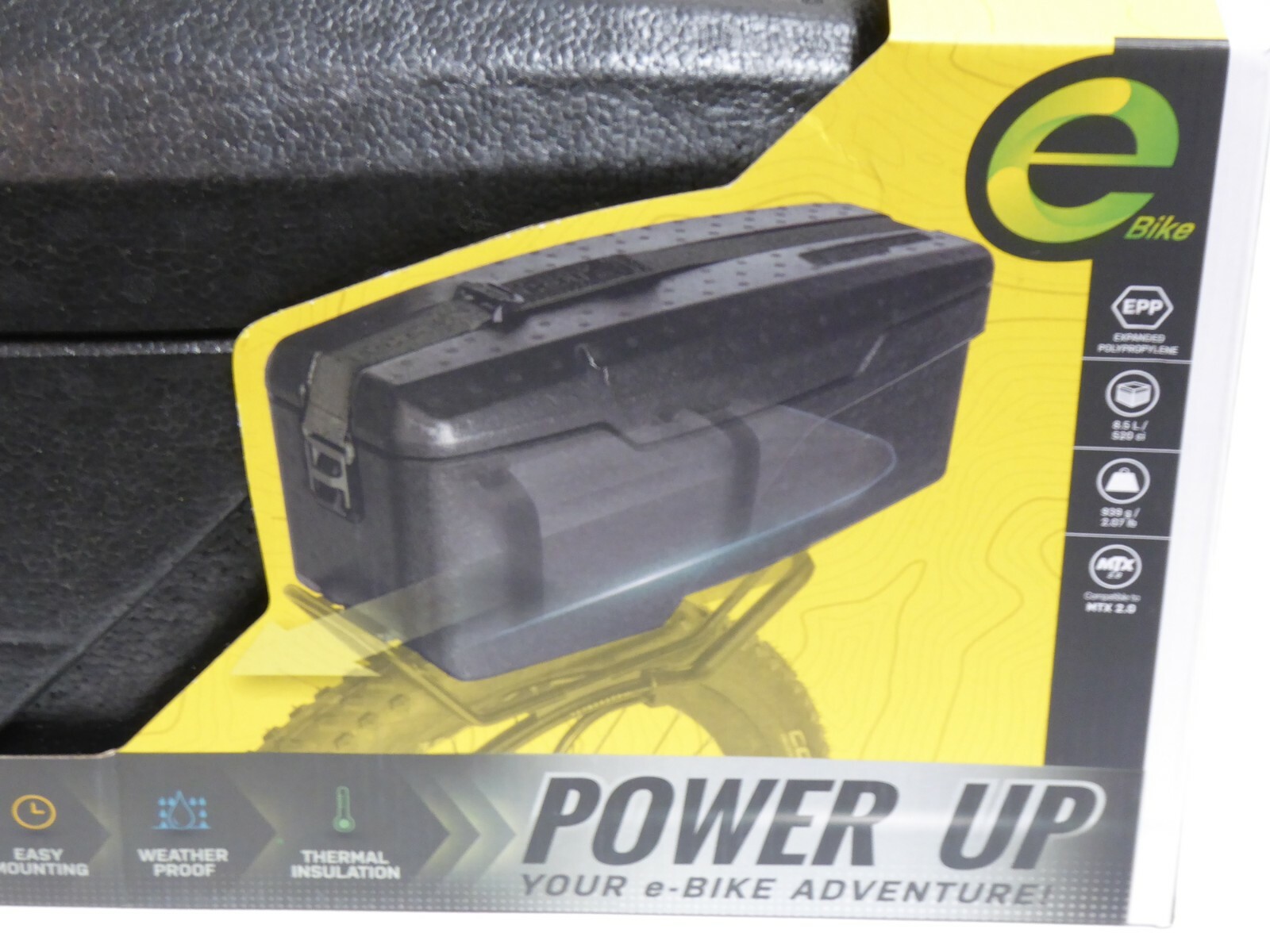 Topeak E-Xplorer Trunk Box - 8.5L, Battery Carrier