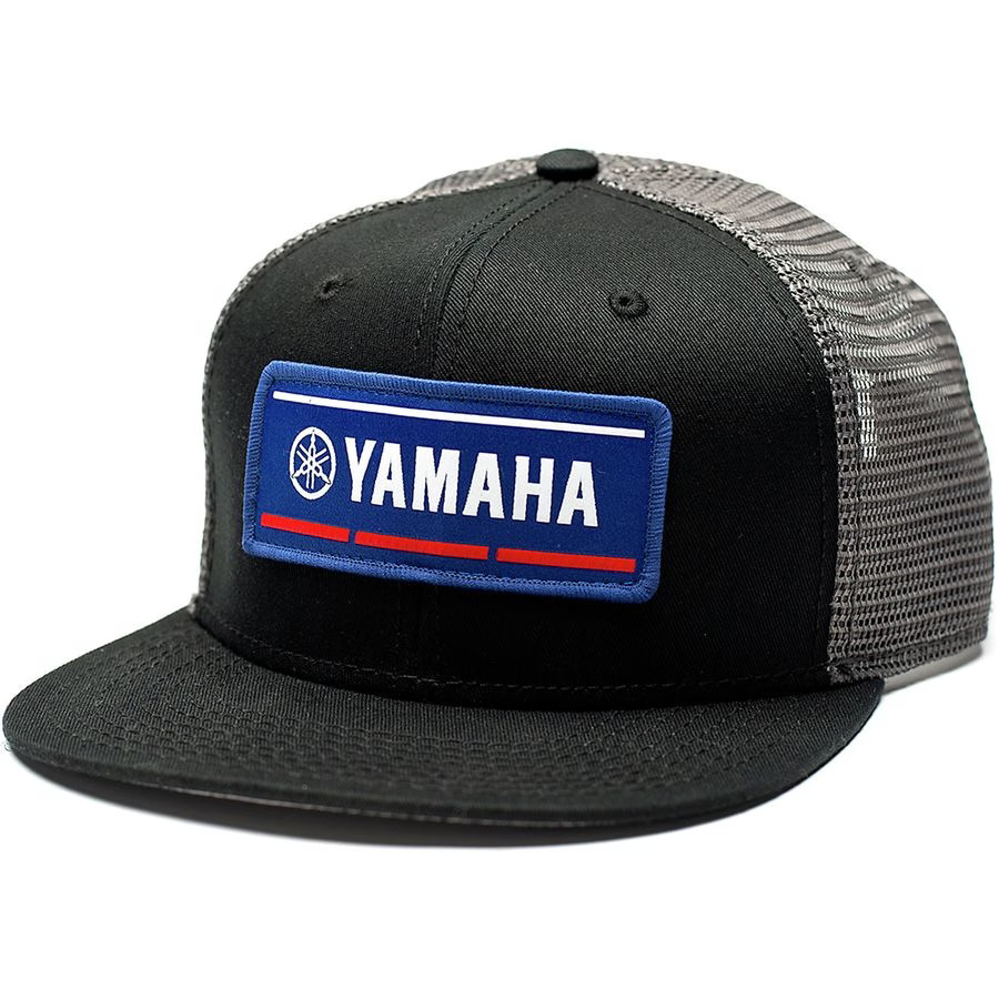 Factory Effex Yamaha Vector Trucker Hat - Black/Grey 22-86204