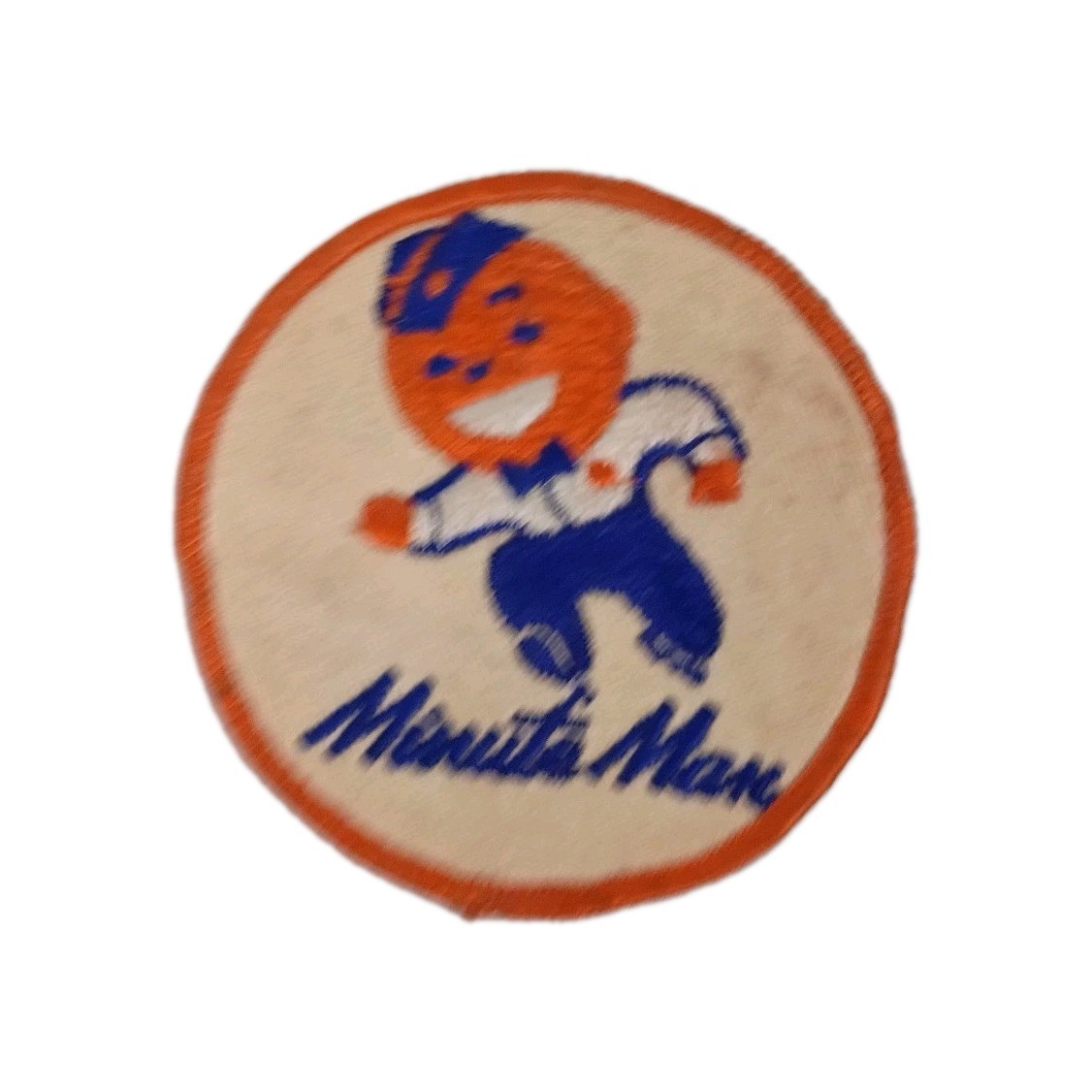Very Vintage Minute Man Cloth Sew On Patch, Union 76 Gas Station Attendant 1950s