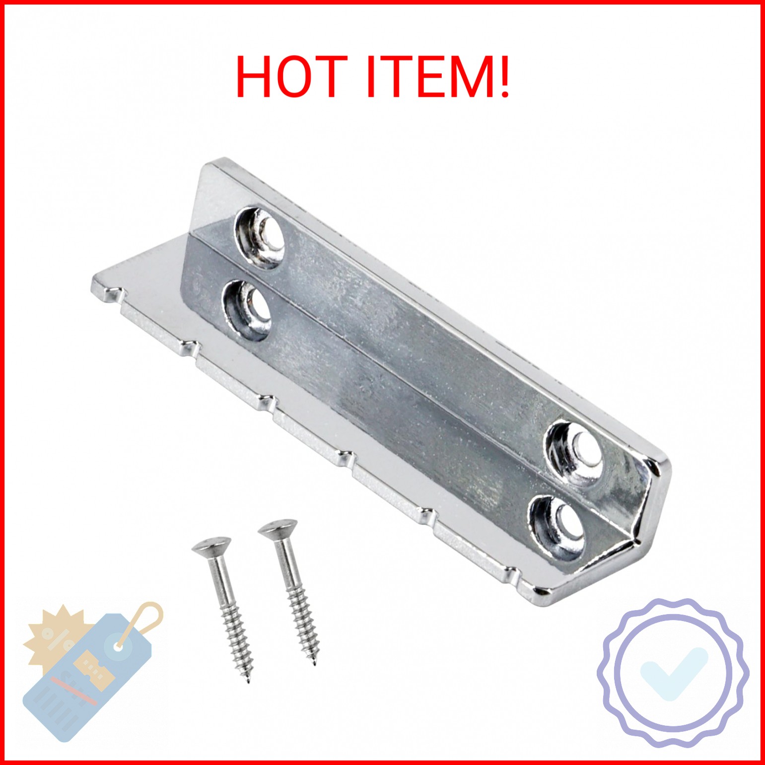 Domofa Metal Guitar Nut Slotted Nut for Lap Steel Guitar or Acoustic Guitar Repl