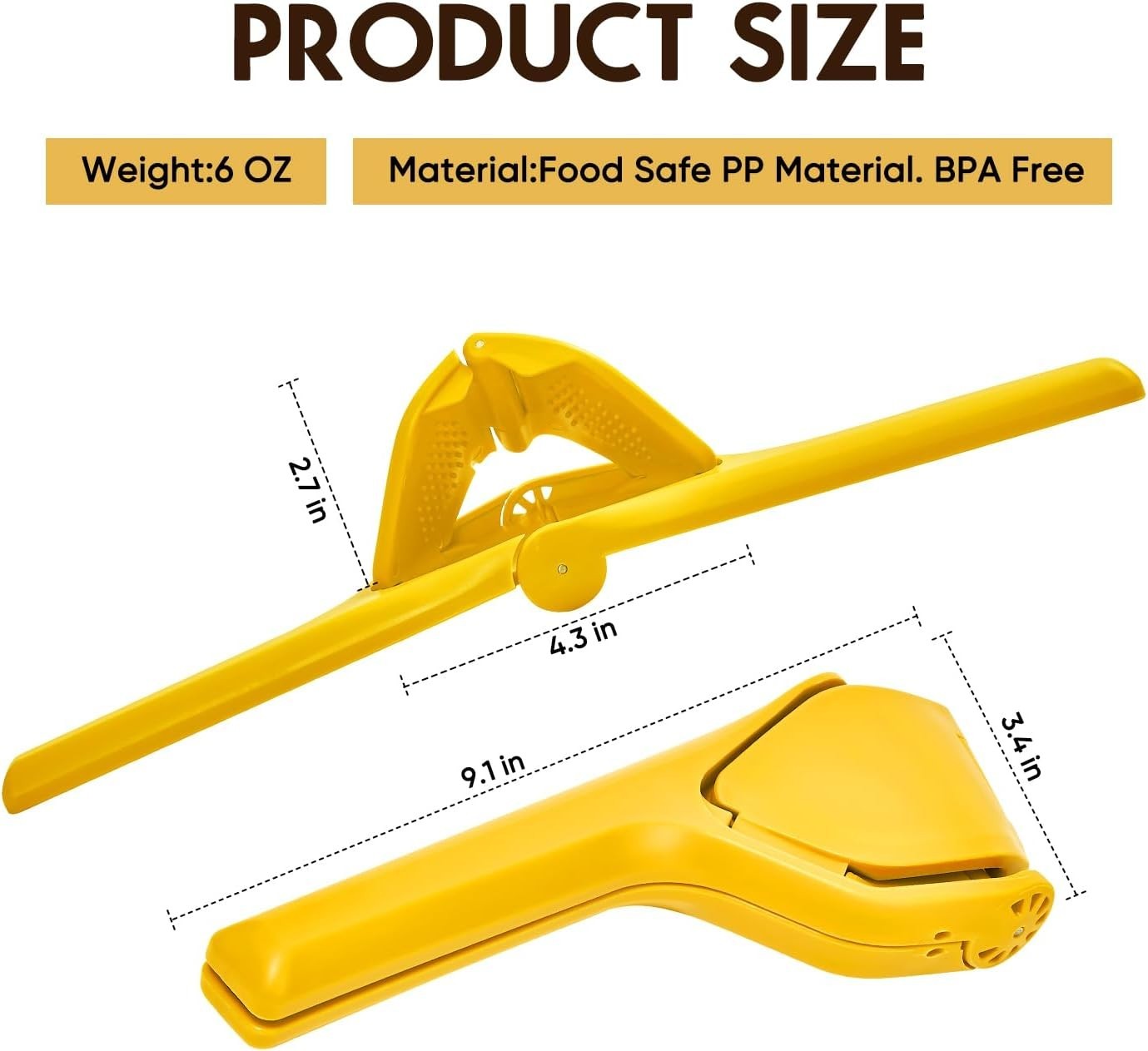 Manual Lemon Squeezer, Hand Lemon Squeezer, Durability and longevity, Easy to...