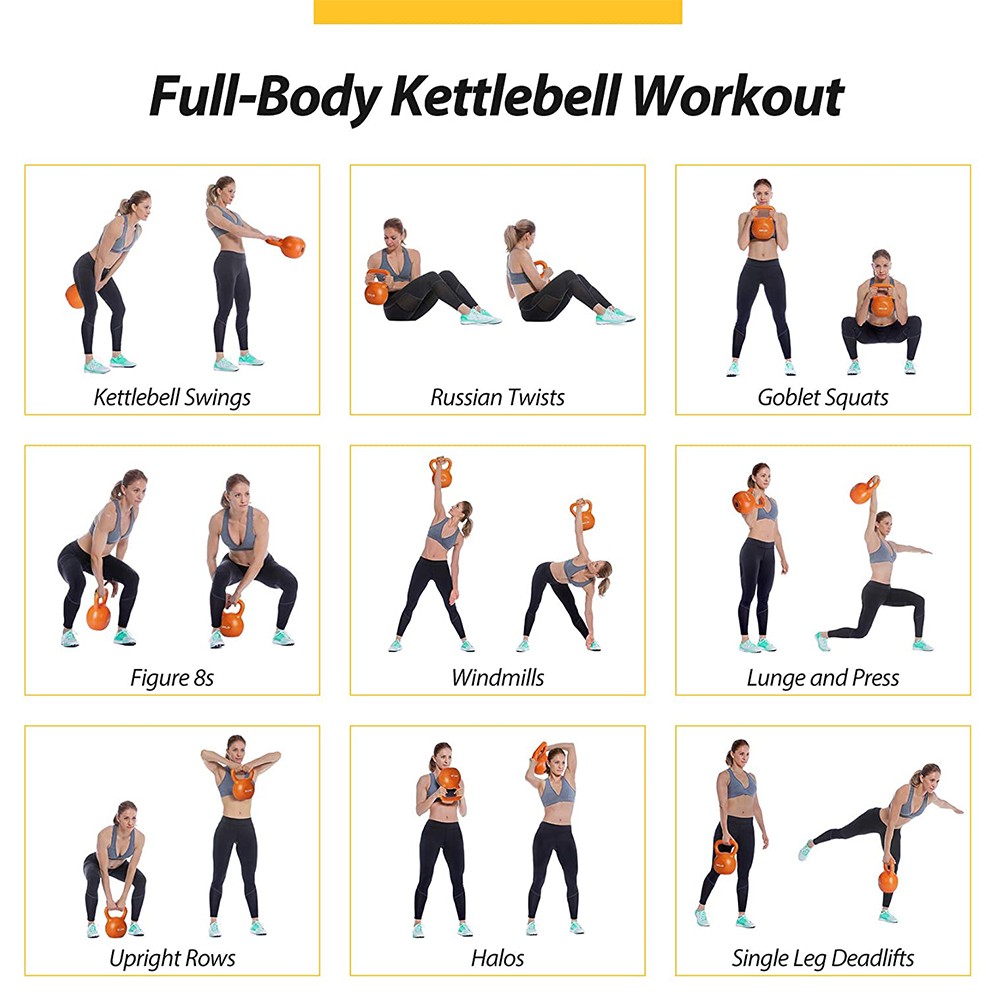 Kettlebell Sets, Strength Training Kettlebells Weight Set for Women
