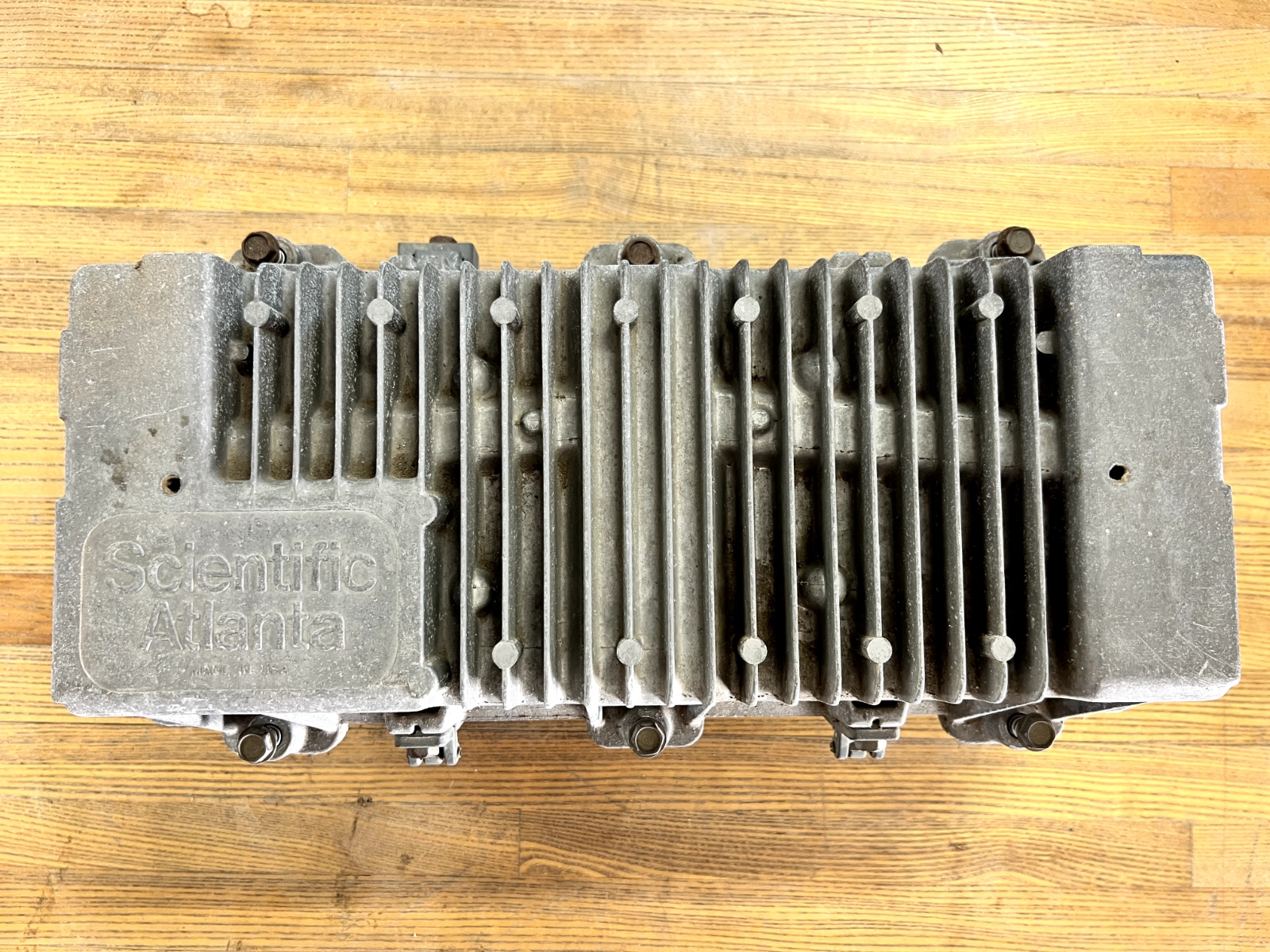 Scientific Atlanta Cable TV Node System Box - Auto Control Module, Coax Vintage