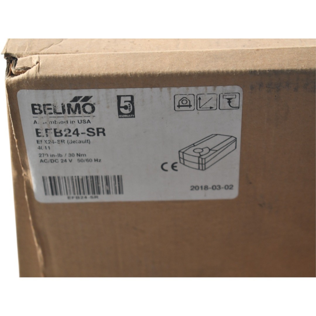 NEW Belimo EFB24-SR Spring Return Damper Actuator 24V Modulating 270 in-lb 30Nm