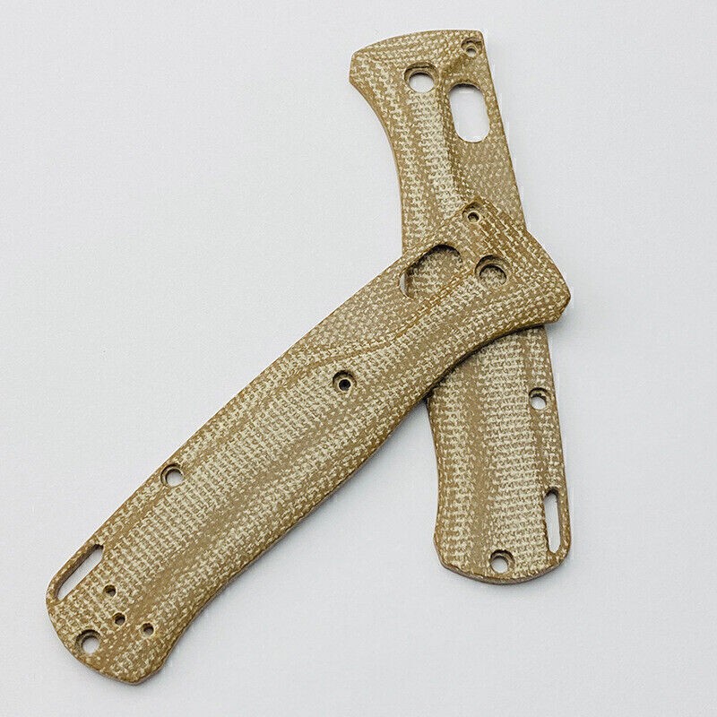 1Pair Micarta Non-slip Patch DIY Handle Scales Patches for Benchmade Bugout 535