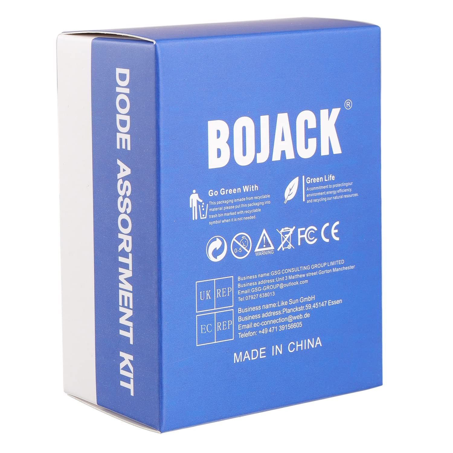 14 Value 240 pcs Diode Assortment Kit Contain Rectifier/Fast Recovery/Schottk...