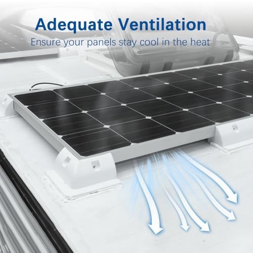 Solar Panel Mounting Bracket, 2pcs Corner Bracket 2pcs side mounting brackets