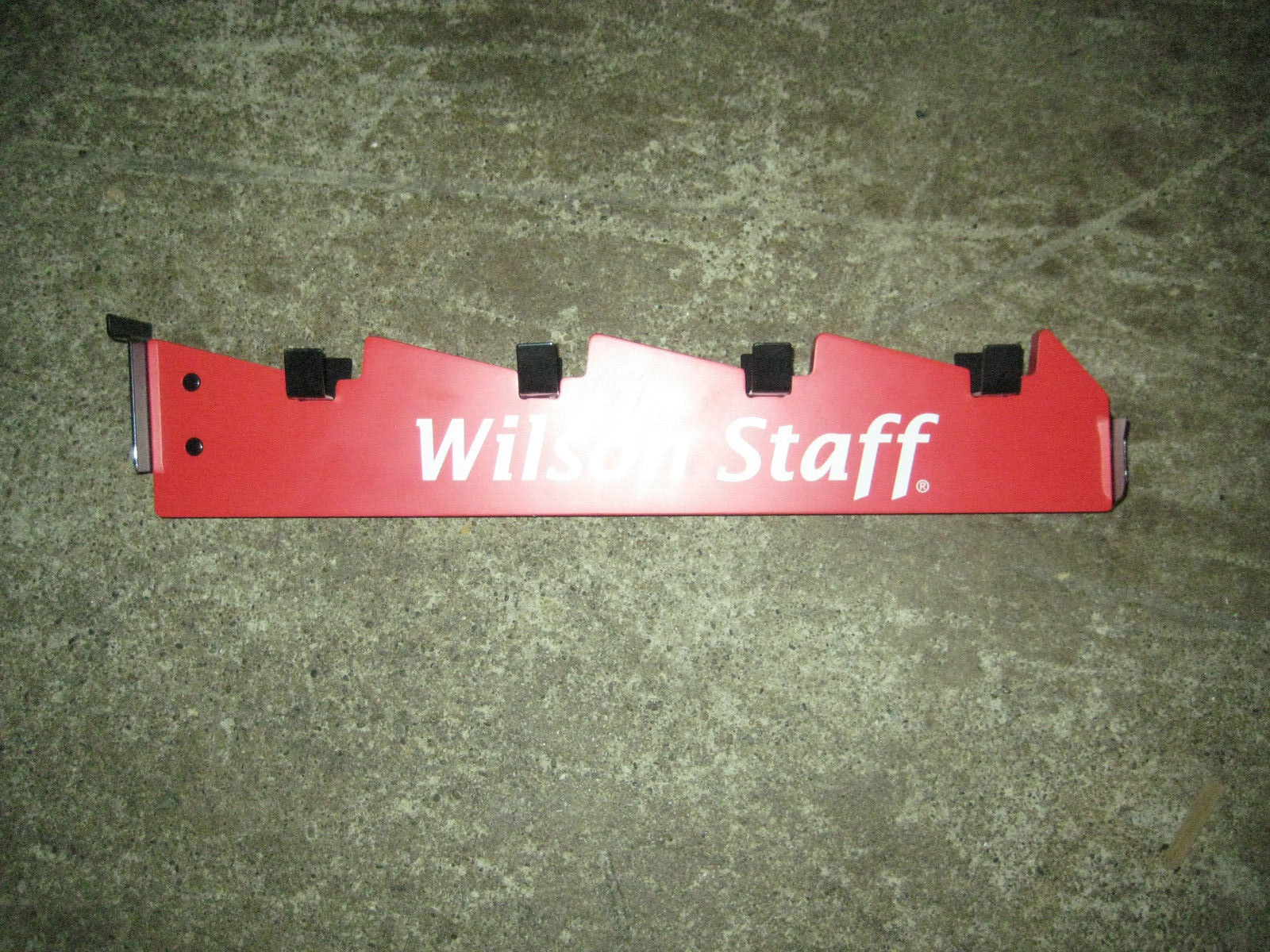 BRAND NEW Wilson Wood double side  display holder for slat wall