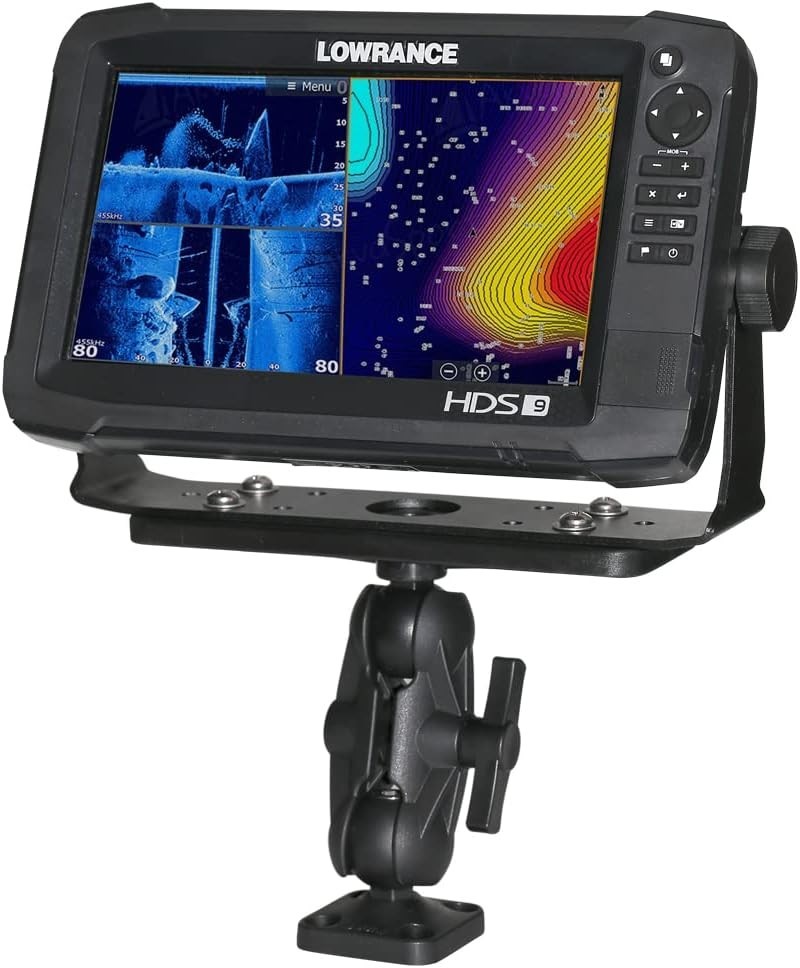 Mounting Plate for Fish Finders - Secure and Versatile Vehicle Compatibility