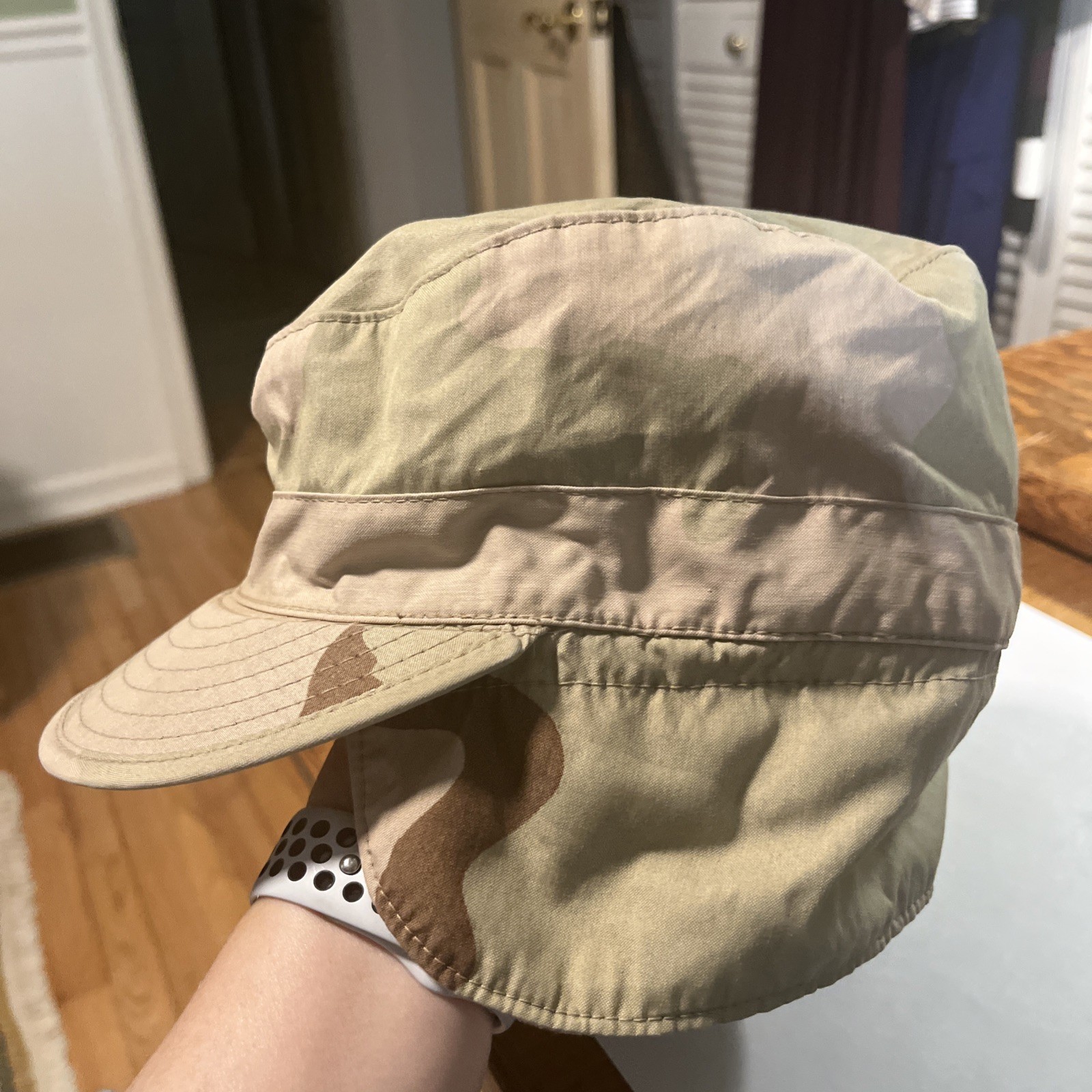 US Military Desert Army Camouflage Pattern Class 2  Hat Cap Size 7 3/8