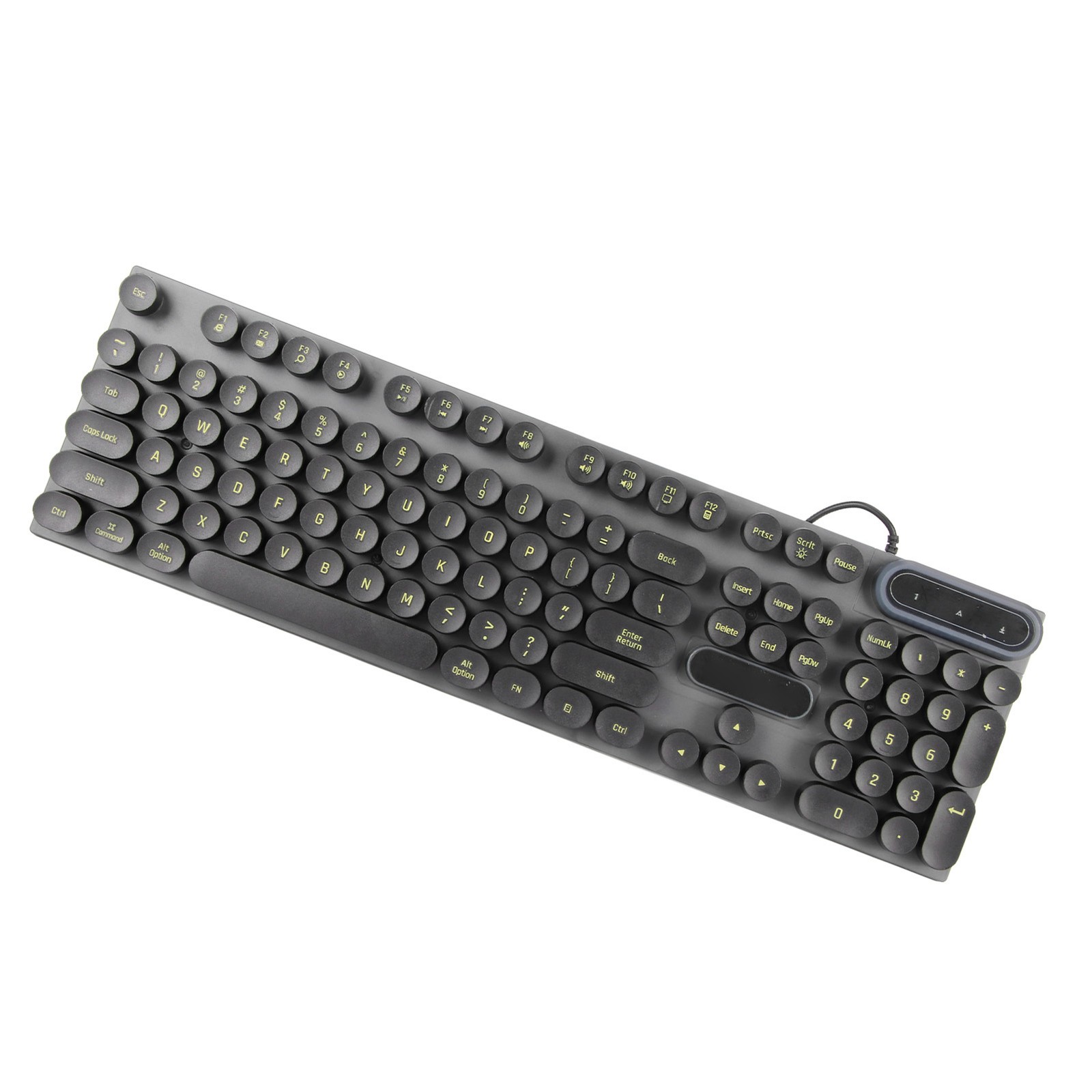 USB Gaming Keyboard 104 Keys Ergonomic Backlit For Desktop Excellent