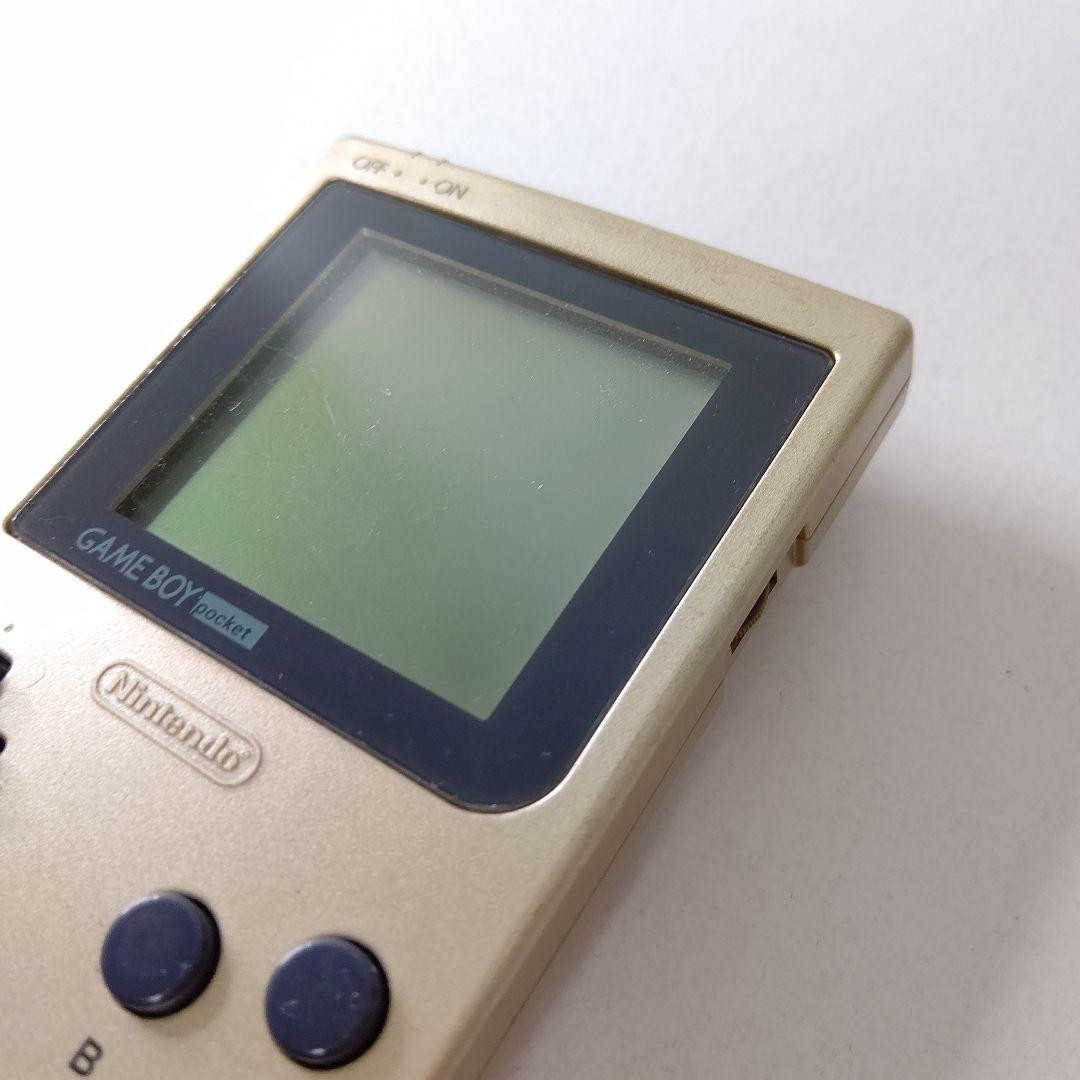 Nintendo Game Boy Pocket Gold Handheld Console Original Authentic Vintage