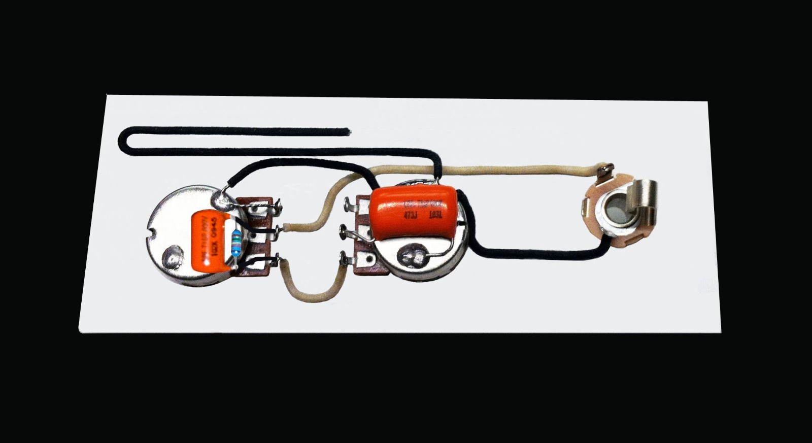 P Bass Wiring Harness 250k Bourns Pots w/Treble Bleed Circuit